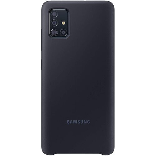 SAMSUNG A51 SILICONE COVER BLACK - Main Image