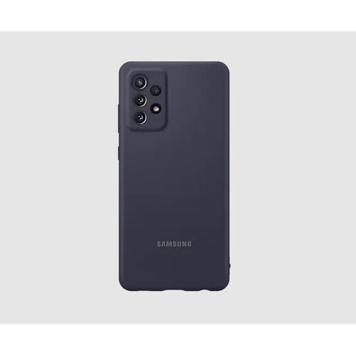 SAMSUNG A72 Silicone Cover Black - Silky smooth and stylish, Slender form, serious safeguarding, Colour choices for any style - Main Image