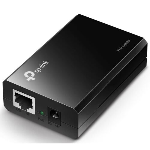 TP-LINK TL-POE150S PoE Injector Splitter 2xGbE Gigabit RJ45 Port Power Over Ethernet Adapter carry Power & Data over 100m Plug & Play - Main Image