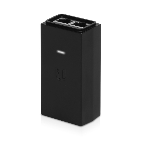 UBIQUITI POE Injector, 24VDC, 12W, Gigabit Ethernet, ESD protection & LED - Main Image