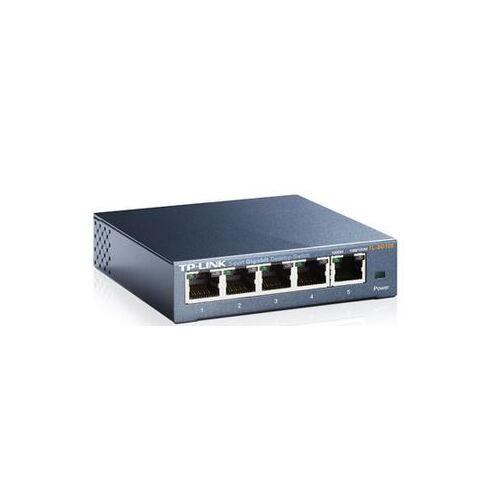 TP-LINK SG105 5port Switch Desktop,Gigabit,Steel Case - Main Image