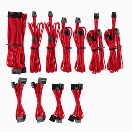 CORSAIR Corsair PSU - RED Premium Individually Sleeved DC Cable Pro Kit, Type 4 Generation 4 - Main Image
