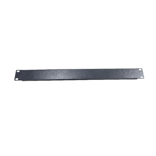 LDR 1U 19' Blanking Panel - Rack Mountable 19' - Black Metal Construction - Main Image