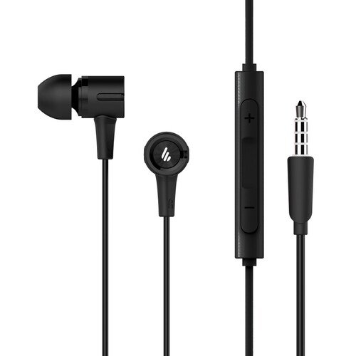 EDIFIER P205 Earbuds with Remote and Microphone - 8mm Dynamic Drivers, Omni-directional, 3 button In-line Control, Compact, Earphone - Main Image