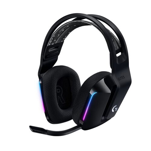 Logitech G733 Lightspeed Wireless RGB Gaming Headset Black USB, Frequency Response: 20 Hz-20 KHz - Detchable Cardioid Unidirectional Microphone - Main Image