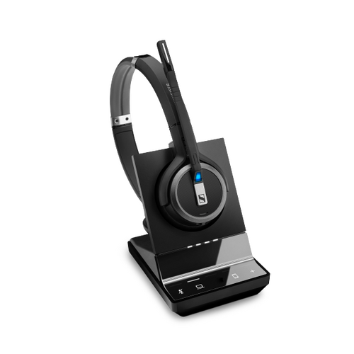 SENNHEISER | Sennheiser Impact SDW 5064 DECT Wireless Office Binaural headset w/ base station, for PC & Mobile, with BTD 800 dongle - Main Image