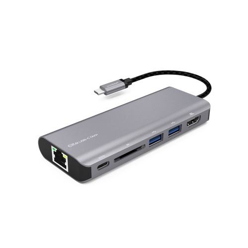 MBEAT \'Elite\' USB Type-C Multifunction Dock - USB-C/4k HDMI/LAN/Card Reader/Aluminum Casing/Campatible with MAC/Desktop PC Notebook Laptop Devices - Main Image