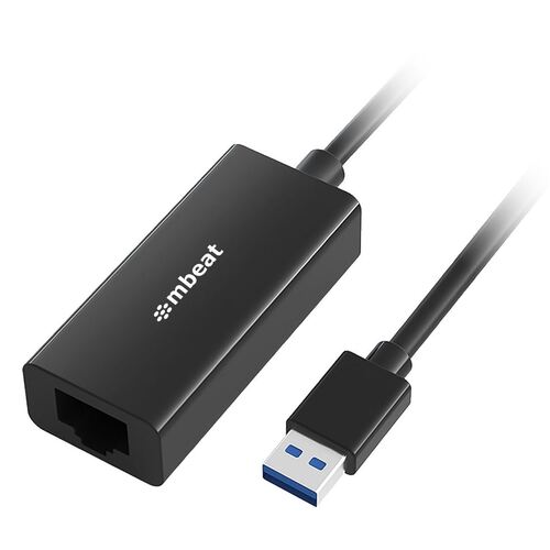 MBEAT mbeat USB 3.0 Gigabit Etherent Adapter - Black - Main Image