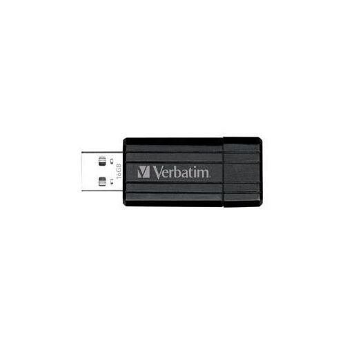 VERBATIM Store\'n\'Go Pinstripe USB Drive 16GB (Black) - Main Image