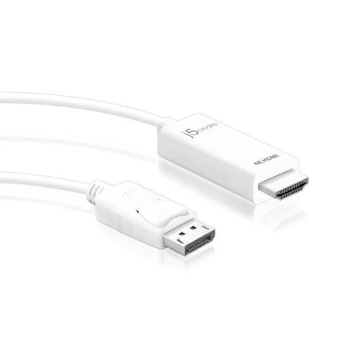 J5create JDC158 4K DisplayPort DP to HDMI 1.8m Cable - Main Image