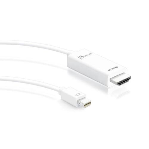 J5create JDC159 4K Mini DisplayPort MDP to HDMI 1.8m Cable - Main Image