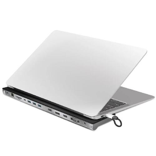 J5create JCD543 USB-C Triple Display Docking Station USB-C to VGA/HDMI/DP, RJ45, SD card, USB-A x 3, USB-C x 1, USB-C PD - Main Image