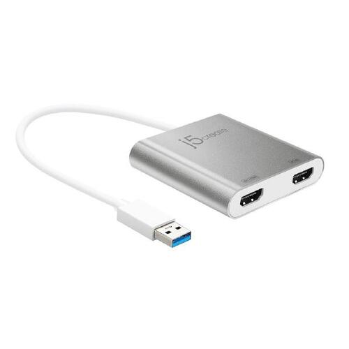 J5create JUA365 USB 3.0 to 4K2K Dual HDMI Multi-Monitor Adapter - Main Image
