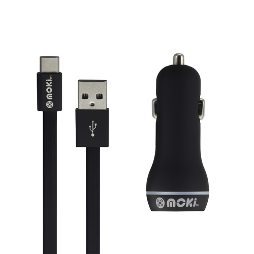 MOKI Type-C SynCharge Cable + Car Charger - Main Image