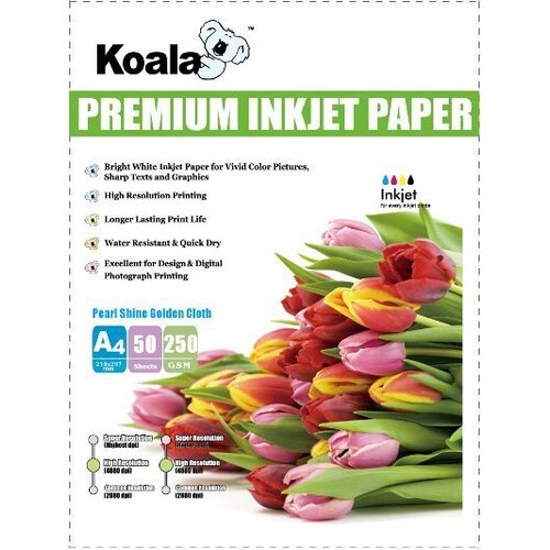 250gm A4 Pearl Shine Gold Cloth 50 Sheets - Main Image