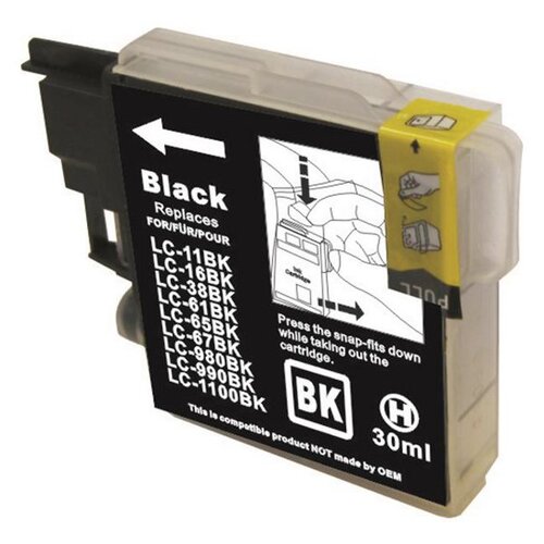 LC38 LC67 Black Compatible Inkjet Cartridge - Main Image