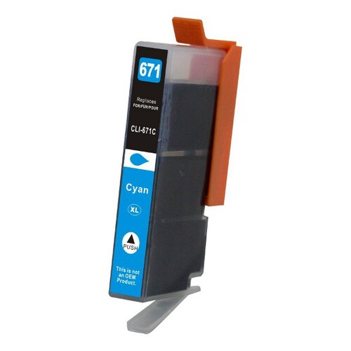 CLI-671XL Cyan Premium Compatible Inkjet Cartridge - Main Image
