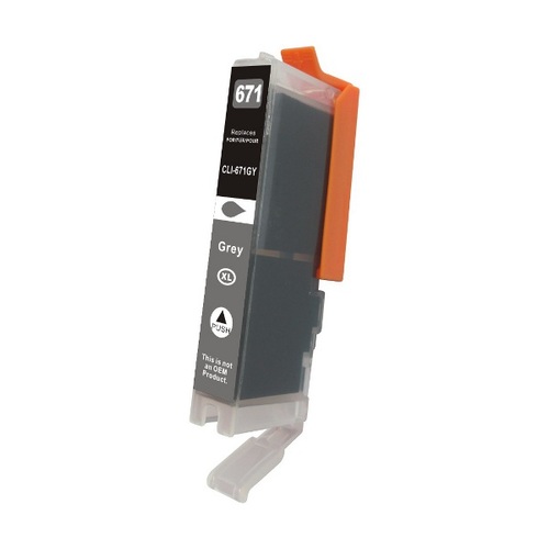 CANON CLI-671XL Gray Premium Compatible Inkjet Cartridge - Main Image