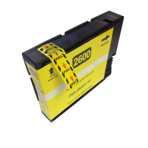 PGI-2600XL Pigment Yellow Compatible Inkjet Cartridge - Main Image