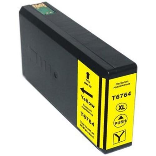 676XL T6764 Yellow Compatible Inkjet Cartridge - Main Image