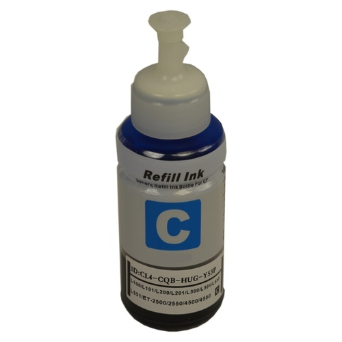 664 Generic Cyan Refill Bottle - Main Image
