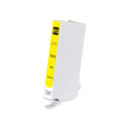 EPSON 812XL Premium Yellow Compatible Inkjet Cartridge - Main Image