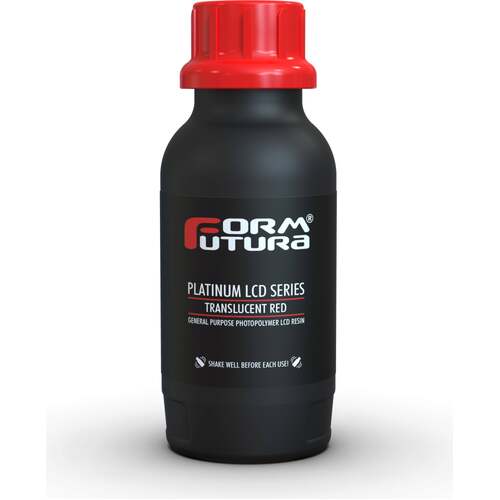 Platinum LCD Series mm 500 gram Translucent Red Resin - Main Image