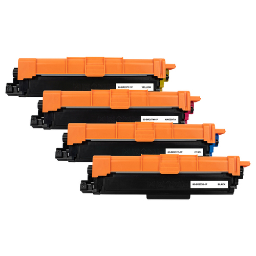 BROTHER Compatible TN-253 TN-257 Premium Generic Toner Set of 4 - Main Image