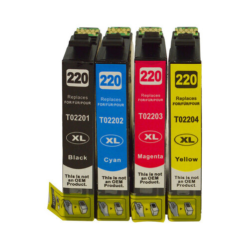 220XL Series Premium Compatible Inkjet Cartridge Set [Boxed Set] - Main Image