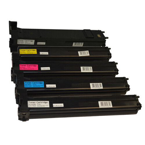 A0DK192 Series Premium Generic Toner Cartridge PLUS extra Black set 5 cartridges - Main Image