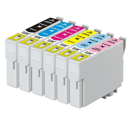 EPSON 81N Compatible Inkjet Cartridge Set 6 Ink Cartridges [Boxed Set] - Main Image