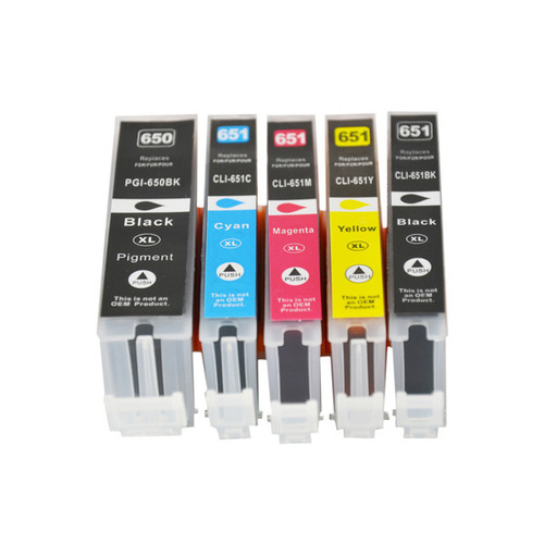 PGI-650XL CLI-651XL Compatible Inkjet Set 5 Cartridges [Boxed Set] - Main Image