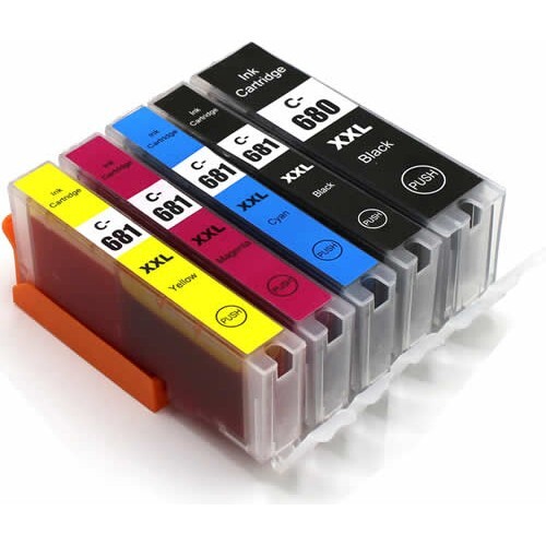 PGI-680XXL CLI-681XXCL Compatible Inkjet Set 5 Cartridges [Boxed Set] - Main Image