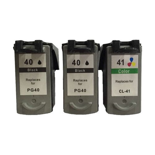 Remanufactured Value Pack 2 x PG40 Black & 1 x CL41 Colour - Main Image