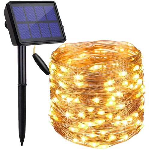 200 Waterproof LED Solar Fairy Light Outdoor with 8 Lighting Modes for Home,Garden and Decoration - Main Image