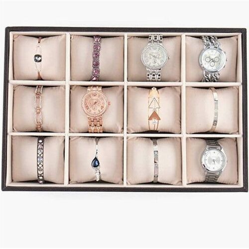 12 Bracelet Storage Tray (Black) - Main Image