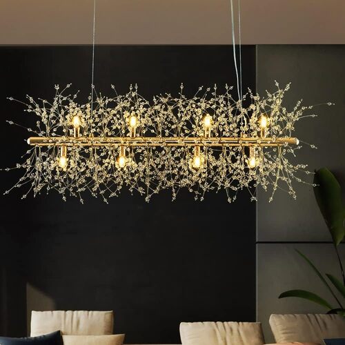 Modern Crystal Chandelier Firework, 12 Lights - Main Image