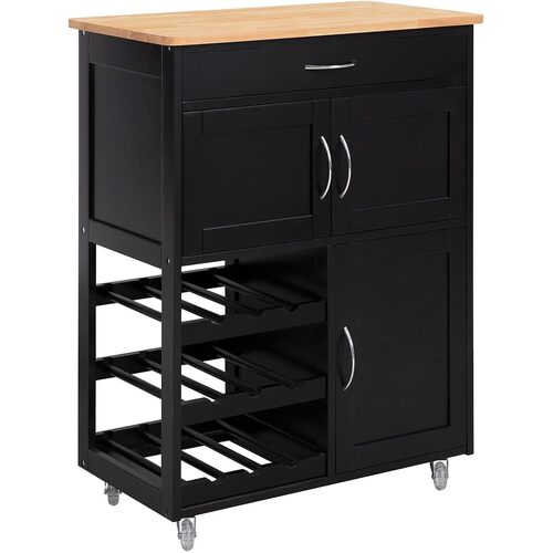 Kitchen Trolley Bottle Rack Drawer Cabinet - Main Image