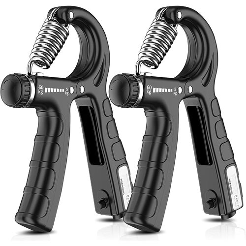 2 Pack Adjustable Hand Grip Strengthener for Hand Grip Strength and Wrist Rehabilitation (Resistance 5-60 kg) - Main Image