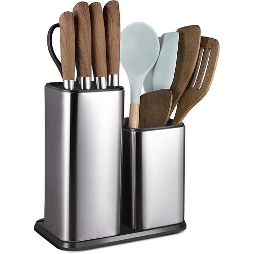 2 in 1 Stainless steel knife holder for kitchen - Main Image