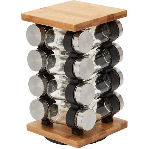 Spice Rack Organizer with 12 Pieces Jars for Kitchen - Main Image