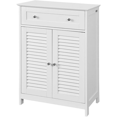 Freestanding Storage Cabinet with Doors/Drawer 60x87x35 cm - Main Image