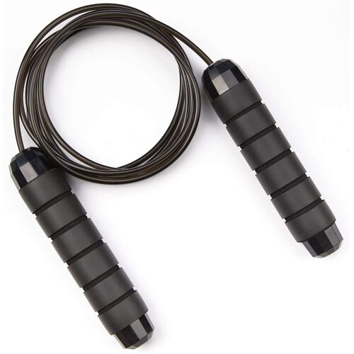 LT Skipping Rope Tangle-Free with Ball Bearings Rapid Speed Jump Rope Cable Ideal for Fitness Gym (Red) - Main Image