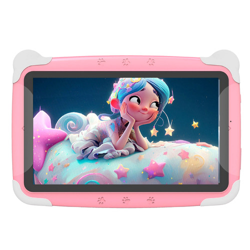 7 Inch IPS Touch Pink Tablet WiFi Quad Core 16GB Kids Iwawa Parent Control - Main Image
