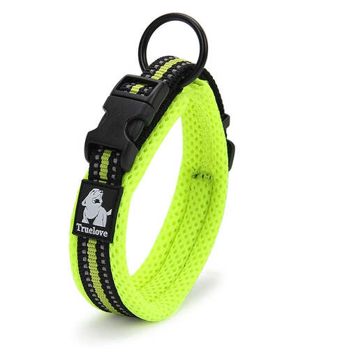 Heavy Duty Reflective Collar Neon Yellow S - Main Image