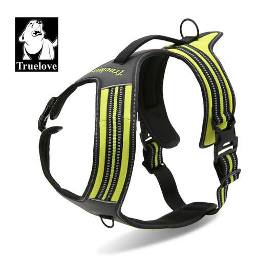 Reflective Heavy Duty Harness Neon Yellow XS - Main Image