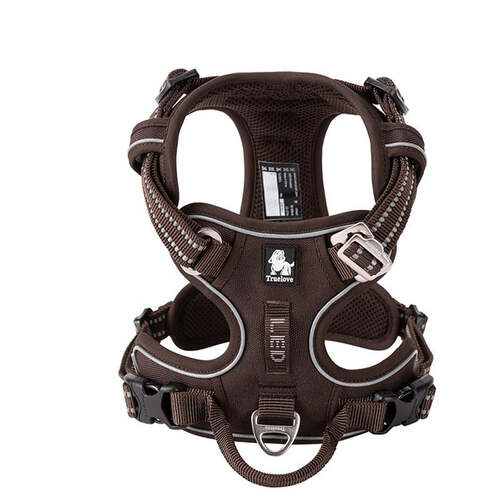No Pull Harness Brown M - Main Image