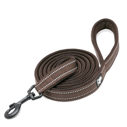 Reflective Pet Leash 2 meters Brown XS - Main Image