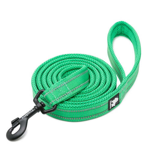 Reflective Pet Leash 2 meters Green XS - Main Image