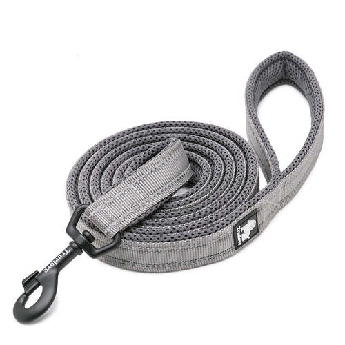 Reflective Pet Leash 2 meters Grey XS - Main Image